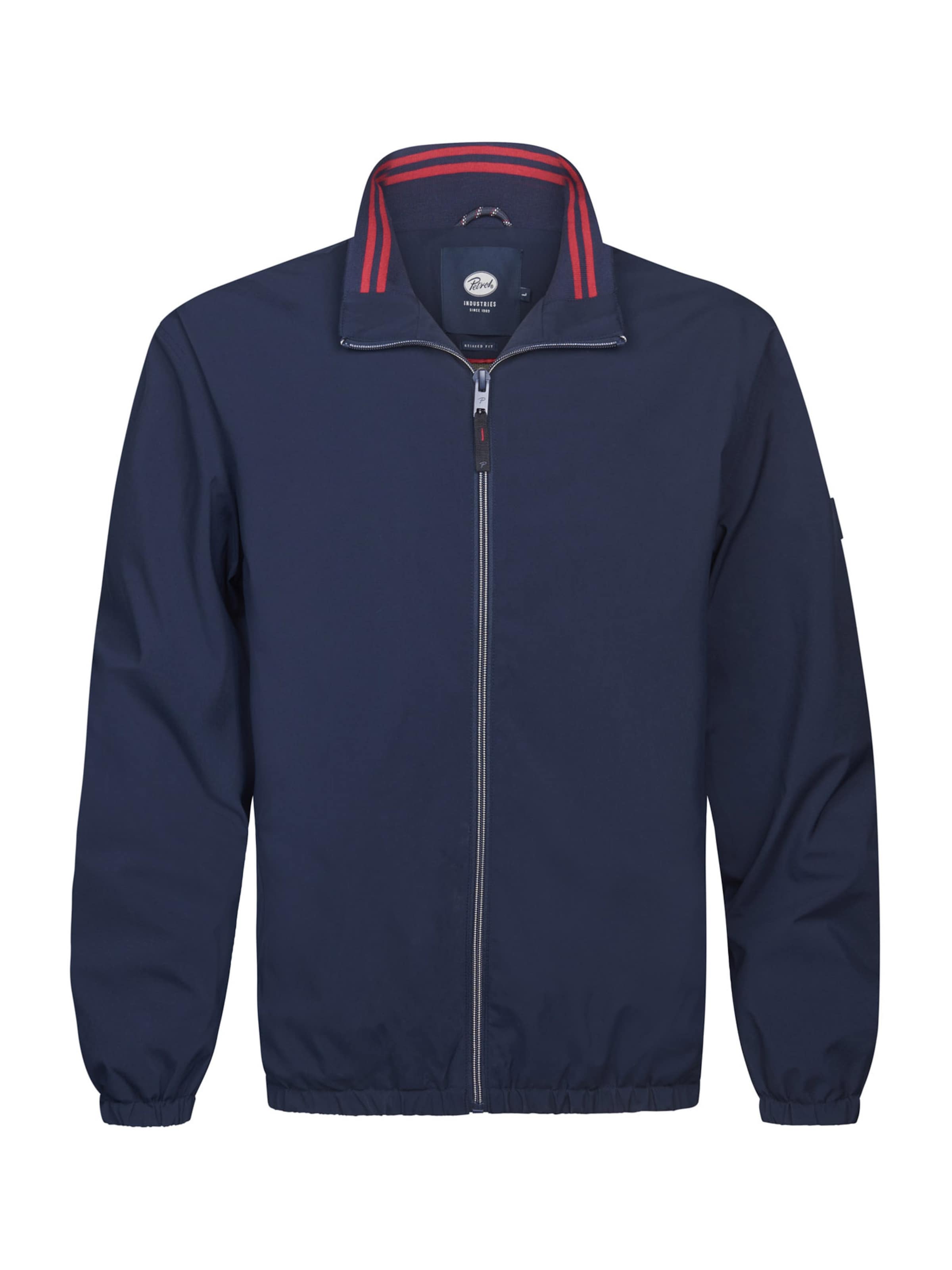 Petrol Industries Övergångsjacka i blå: framsida