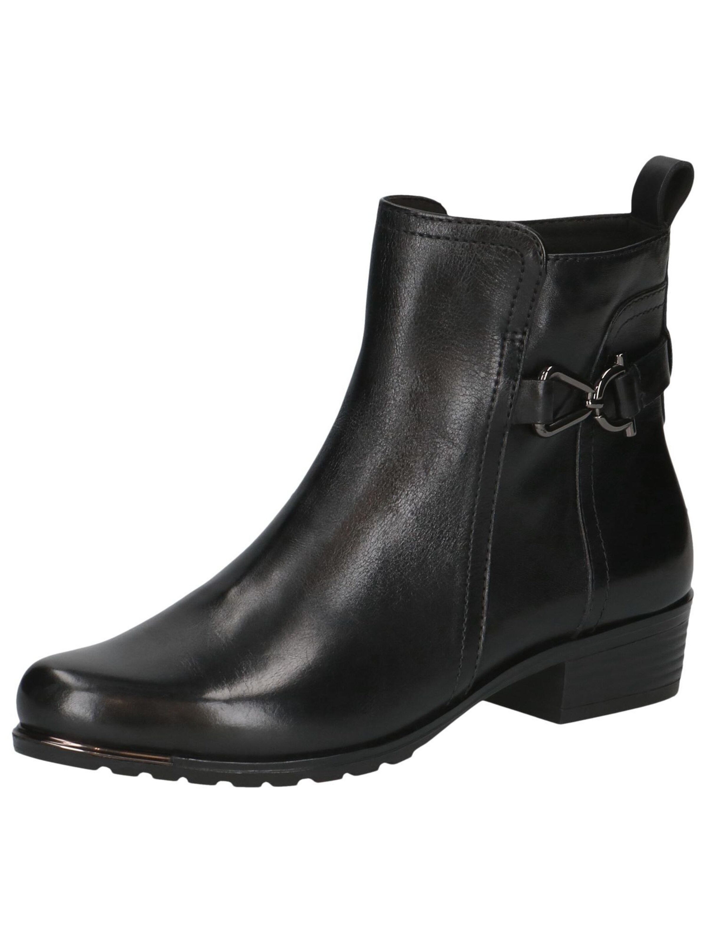 CAPRICE Ankle Boots in Black: front