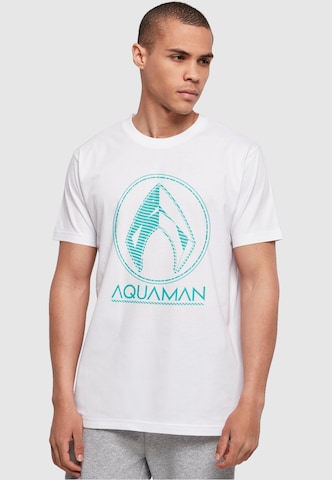 T-Shirt 'Aquaman' ABSOLUTE CULT en blanc : devant