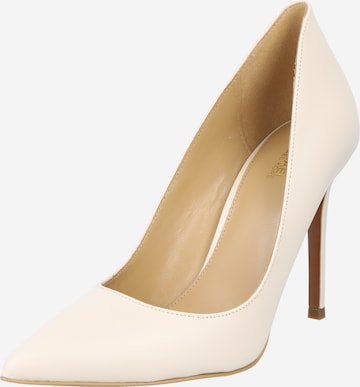 MICHAEL Michael Kors - Zapatos con plataforma 'KEKE' en beige: frente