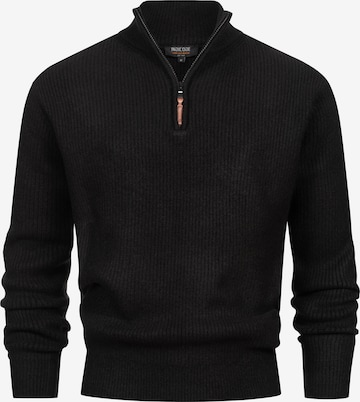 INDICODE JEANS Trui 'INPeace' in Zwart: voorkant