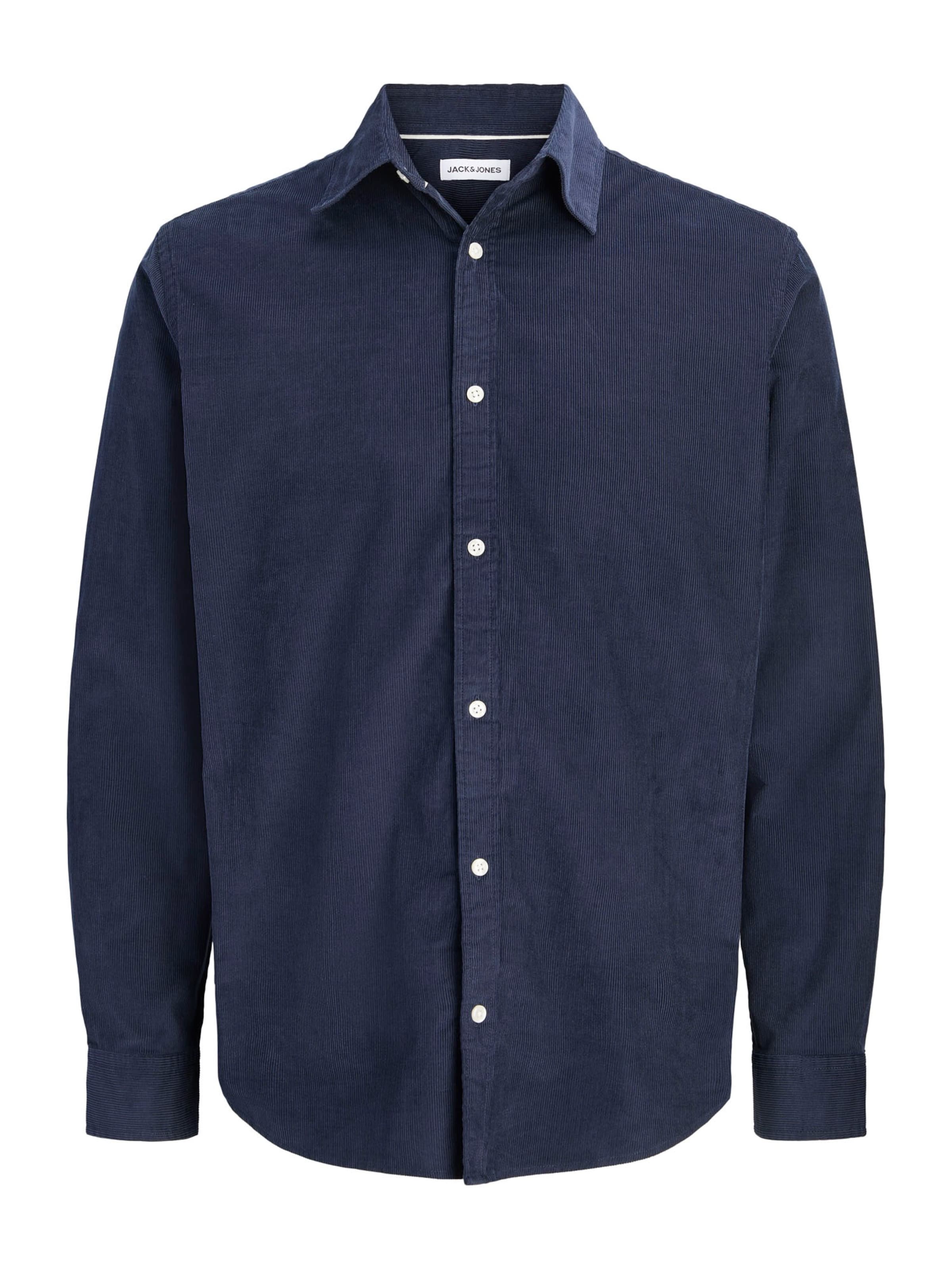 JACK & JONES Tavaline suurus Triiksärk 'JJEFIELD', värv sinine: eest vaates