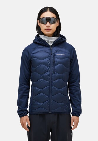 PEAK PERFORMANCE Sportjacke in Blau: Vorderseite