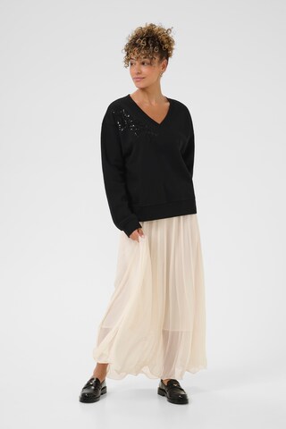 Cream Sweatshirt 'CREdith' i sort