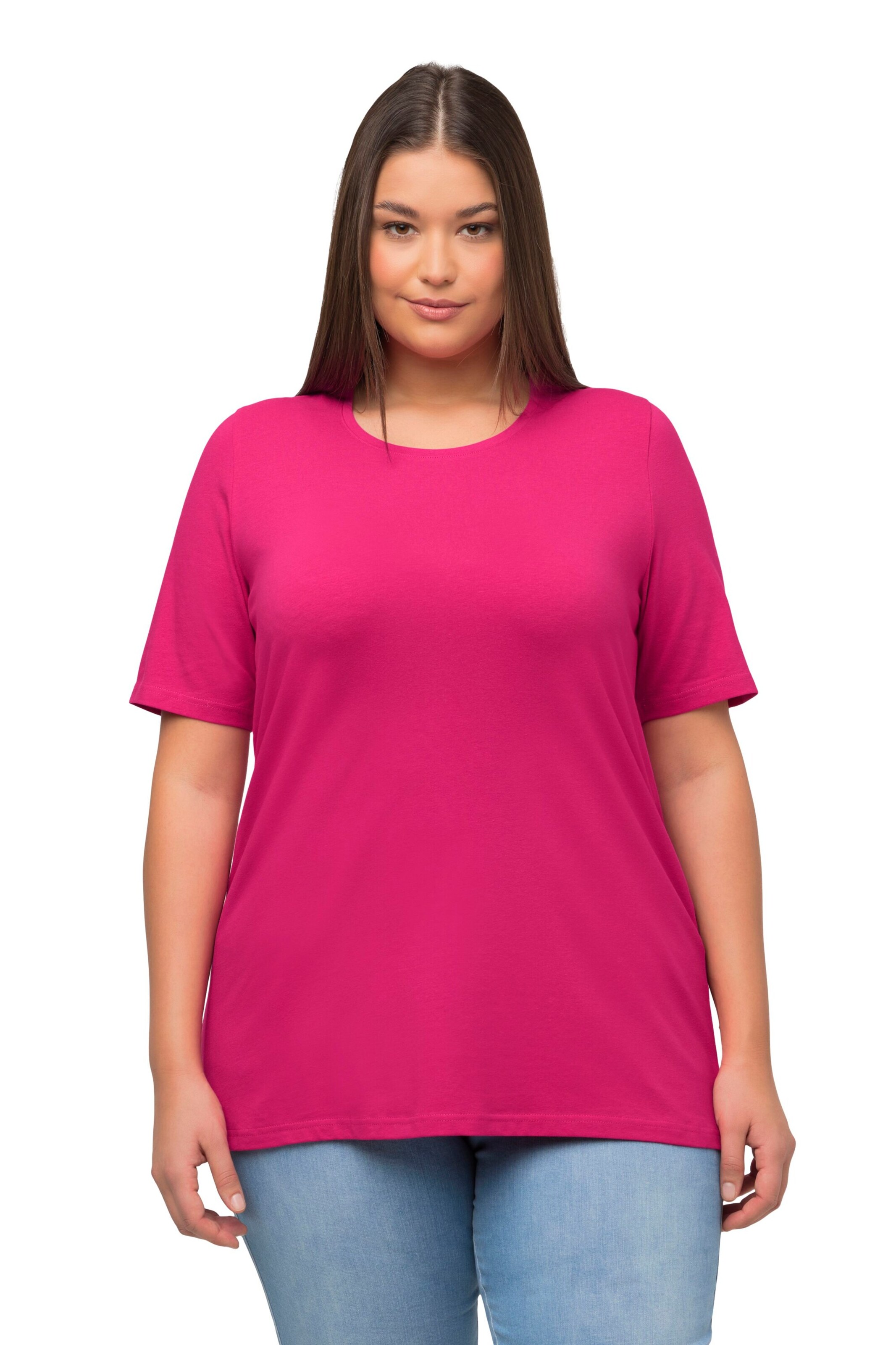 Ulla Popken Shirt in Pink: Vorderseite