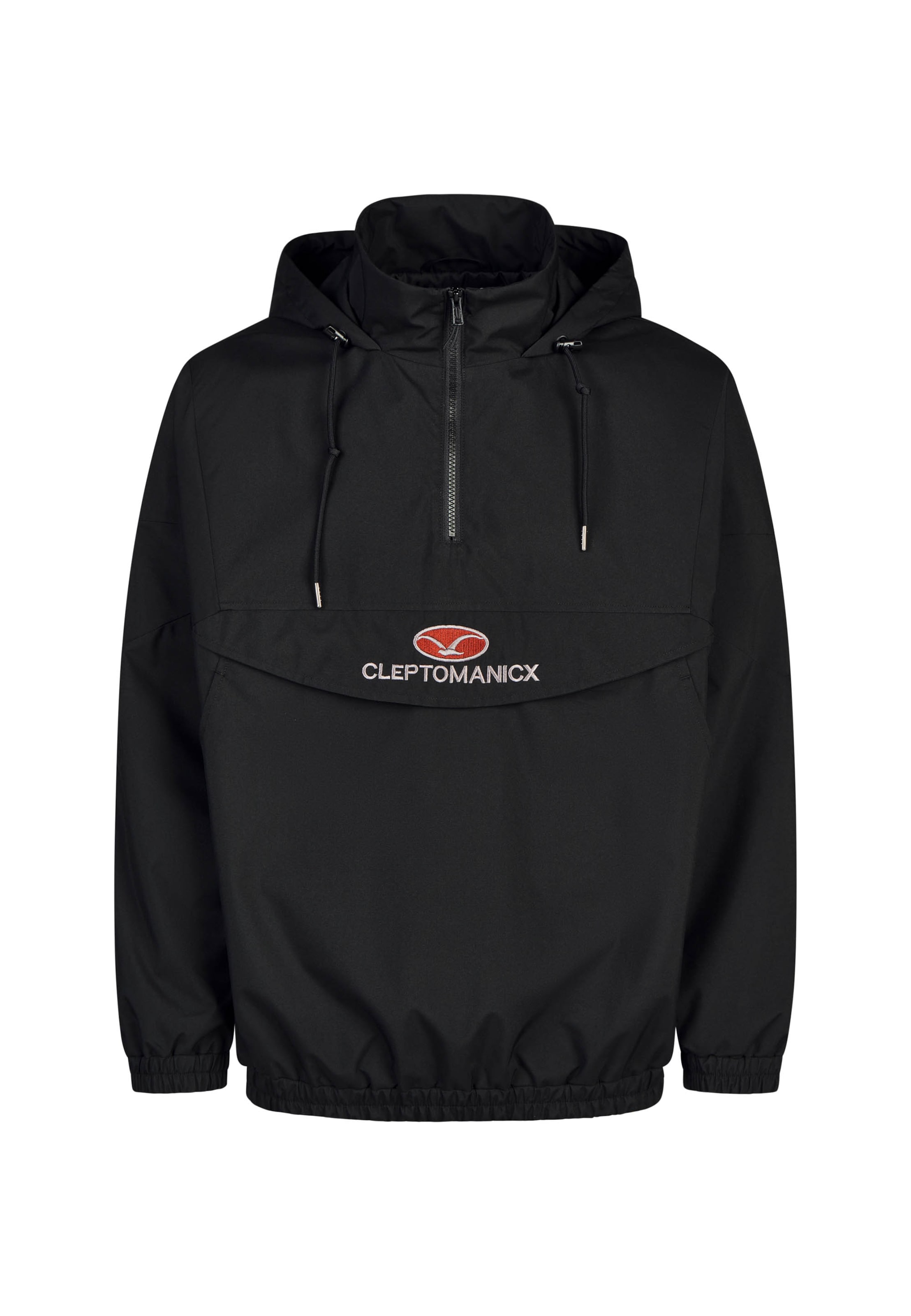 Cleptomanicx Freizeitjacke 'CityHHooded' in Schwarz: Vorderseite