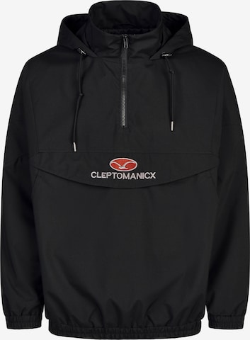 Cleptomanicx Freizeitjacke 'CityHHooded' in Schwarz: Vorderseite