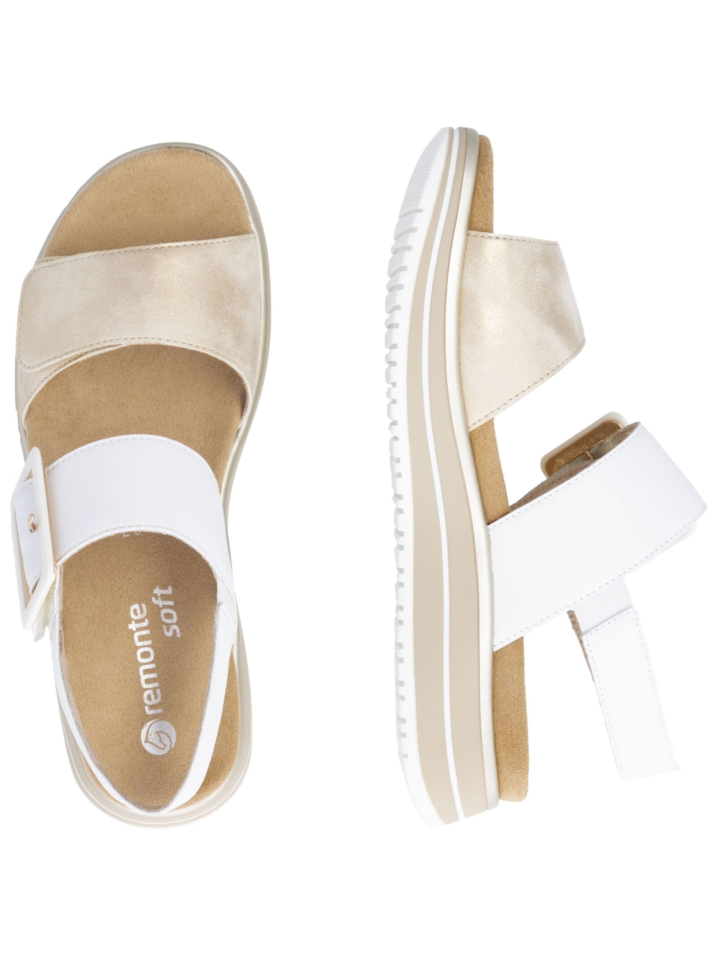 REMONTE Sandalen met riem in Wit