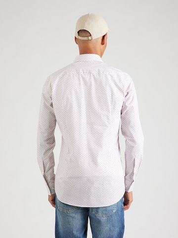 HUGOSlim Fit Košulja 'Kenno' - bijela boja