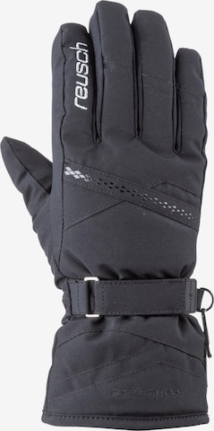 REUSCH Athletic Gloves 'Hannah' in Black: front