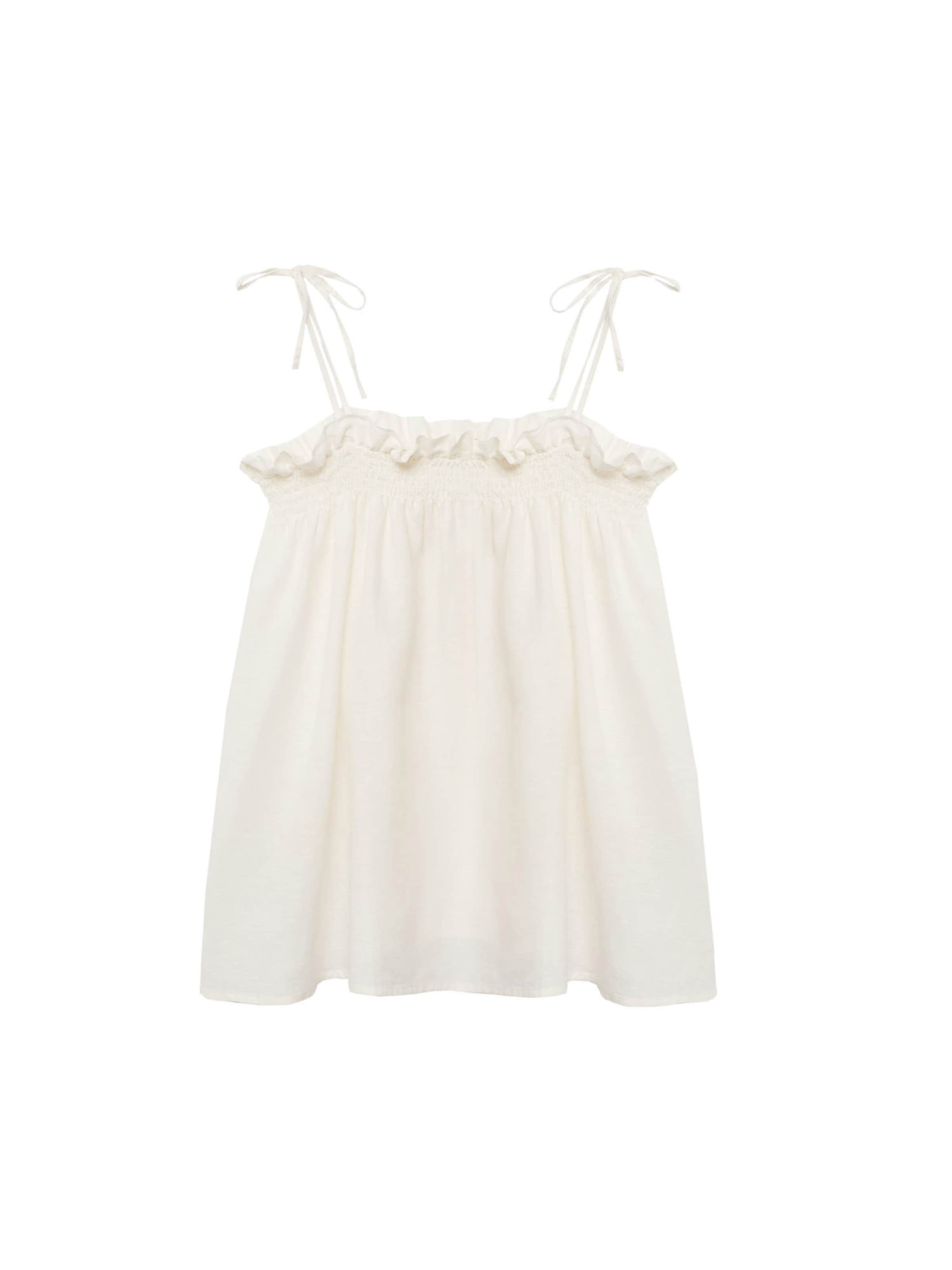 MANGO Top 'POP' – bílá: přední strana