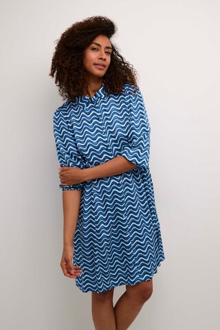 CULTURE Shirt Dress 'Walu' in Blue: front