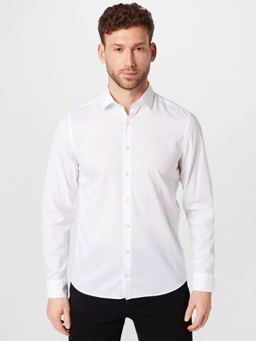 OLYMPSlim Fit Poslovna košulja - bijela boja: prednji dio