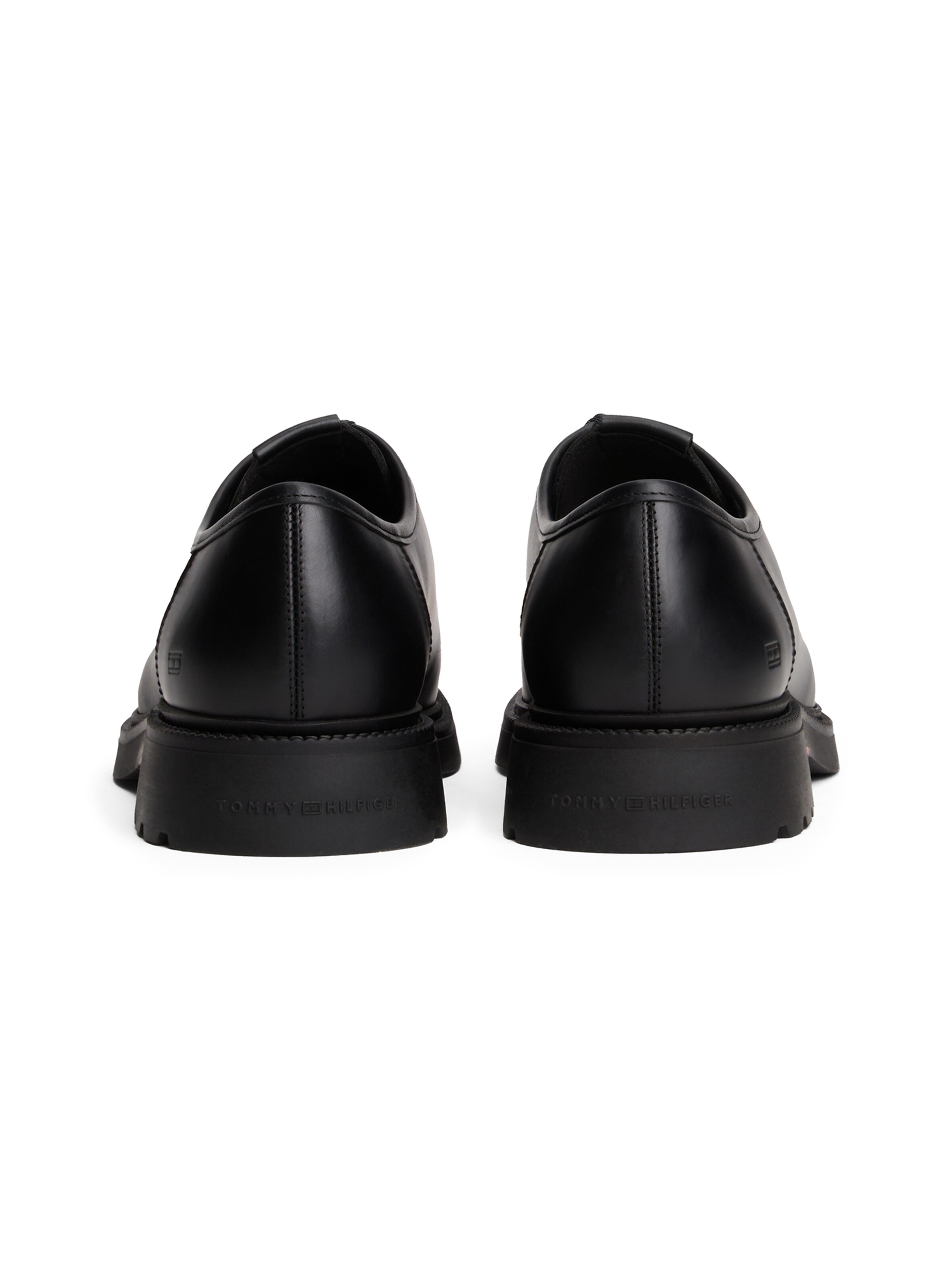 TOMMY HILFIGER Schnürschuh in Schwarz