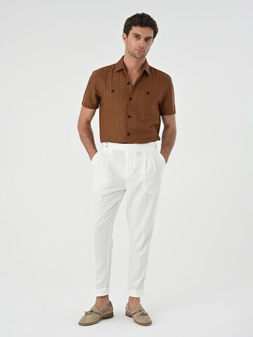 Antioch Regular fit Button Up Shirt in Brown