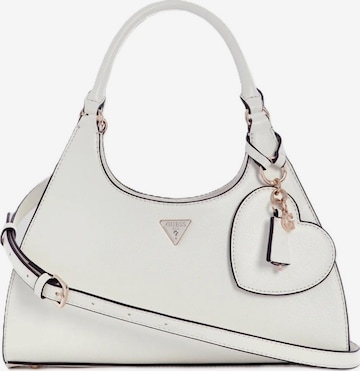 Borsa a mano di GUESS in bianco: frontale
