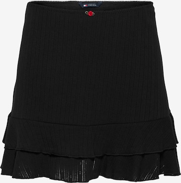 Tommy Jeans - Falda en negro: frente