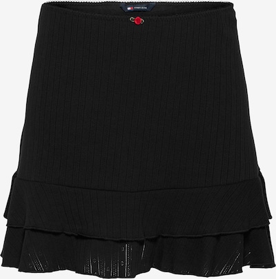 Sijonas iš Tommy Jeans, spalva – juoda, Prekių apžvalga