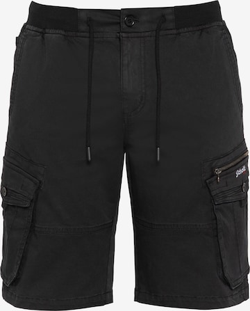 Pantalon Schott NYC en noir : devant