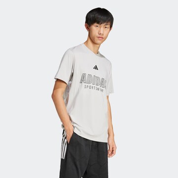 ADIDAS SPORTSWEARTehnička sportska majica 'House of Tiro' - siva boja