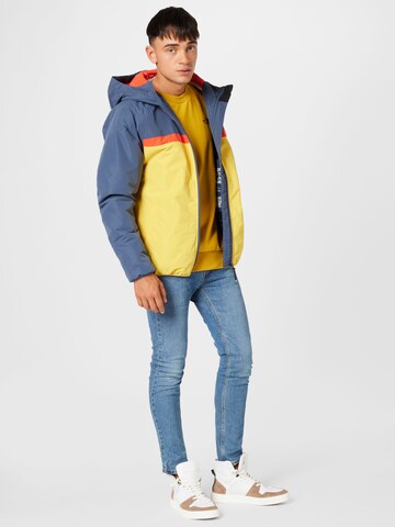 Alife and Kickin Between-season jacket 'Mr DiamondAK' in Yellow