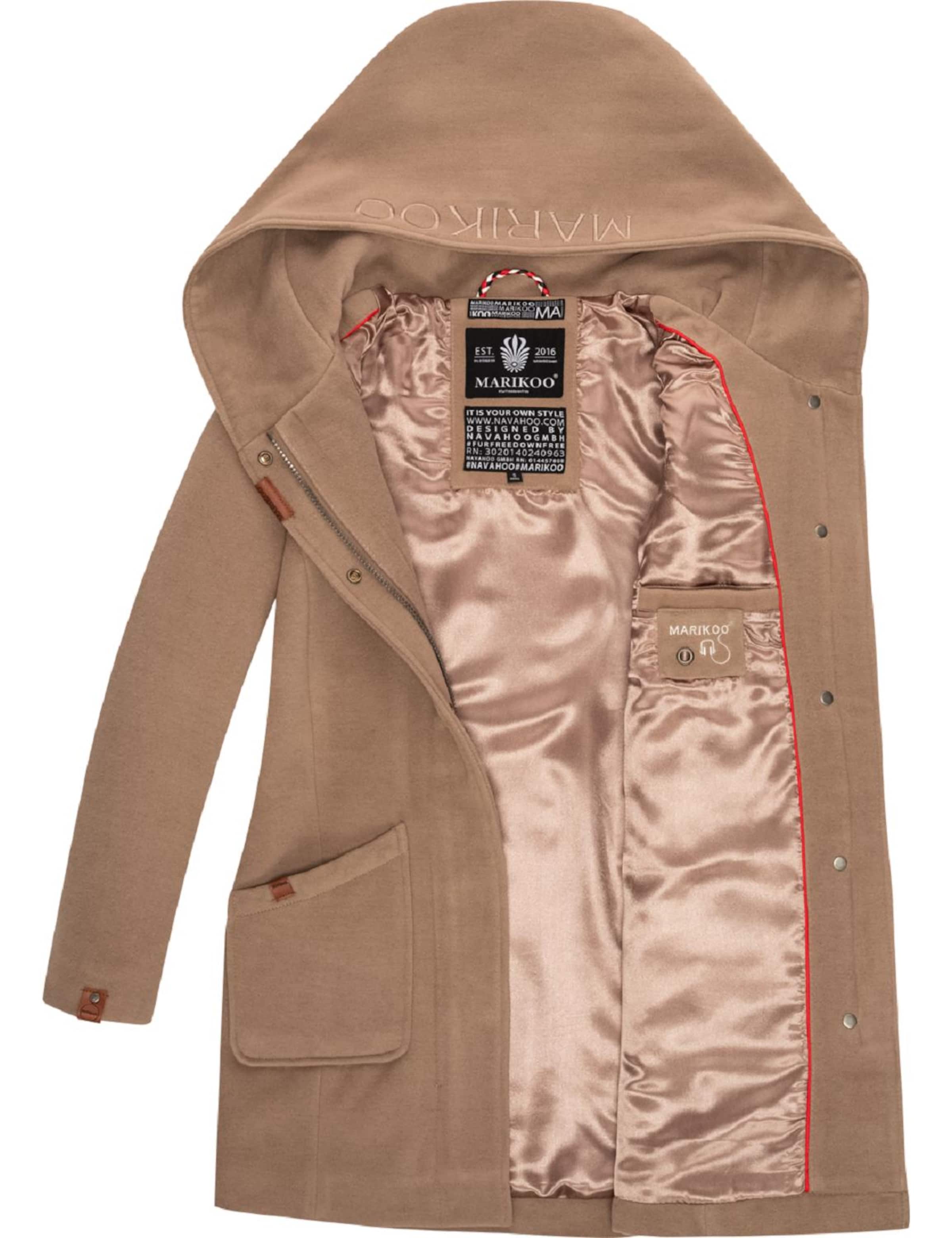 MARIKOO Between-seasons coat 'Maikoo' in Beige