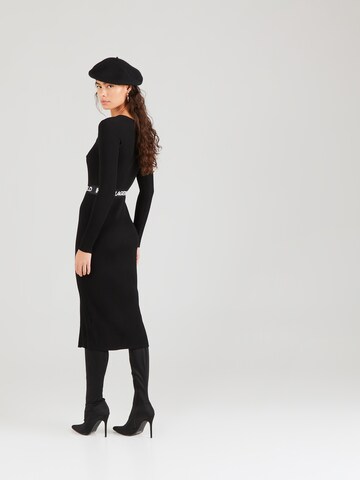 Karl Lagerfeld Knitted dress in Black