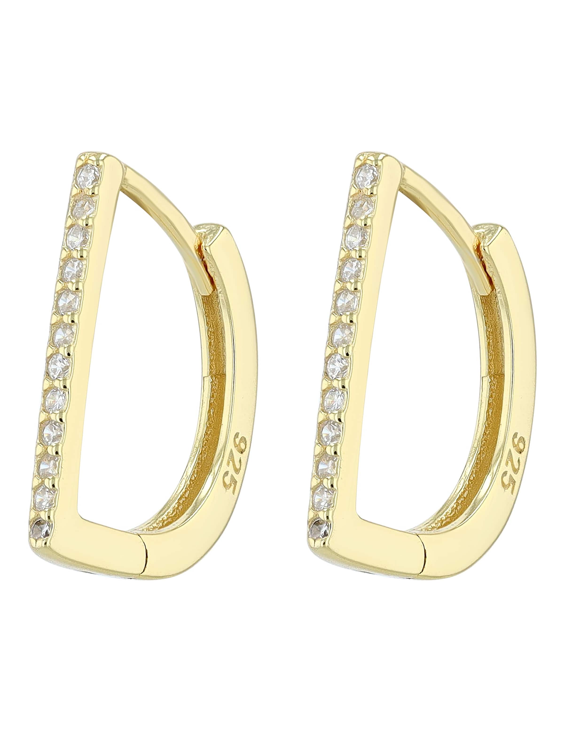 Akzent Earrings 'vergoldet' in Gold: front