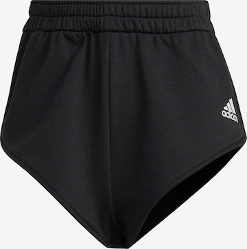 ADIDAS SPORTSWEARregular Sportske hlače 'Hyperglam Mini' - crna boja: prednji dio
