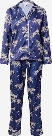 averie Pyjama 'ADAH' värissä sininen: edessä