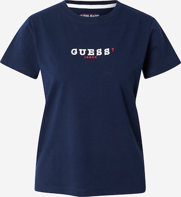 GUESS JEANS Shirt in Blue: front
