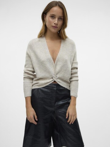 VERO MODA Pullover 'LEFILE' i grå: forside