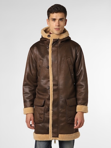 ruda ALPHA INDUSTRIES Demisezoninis paltas: priekis