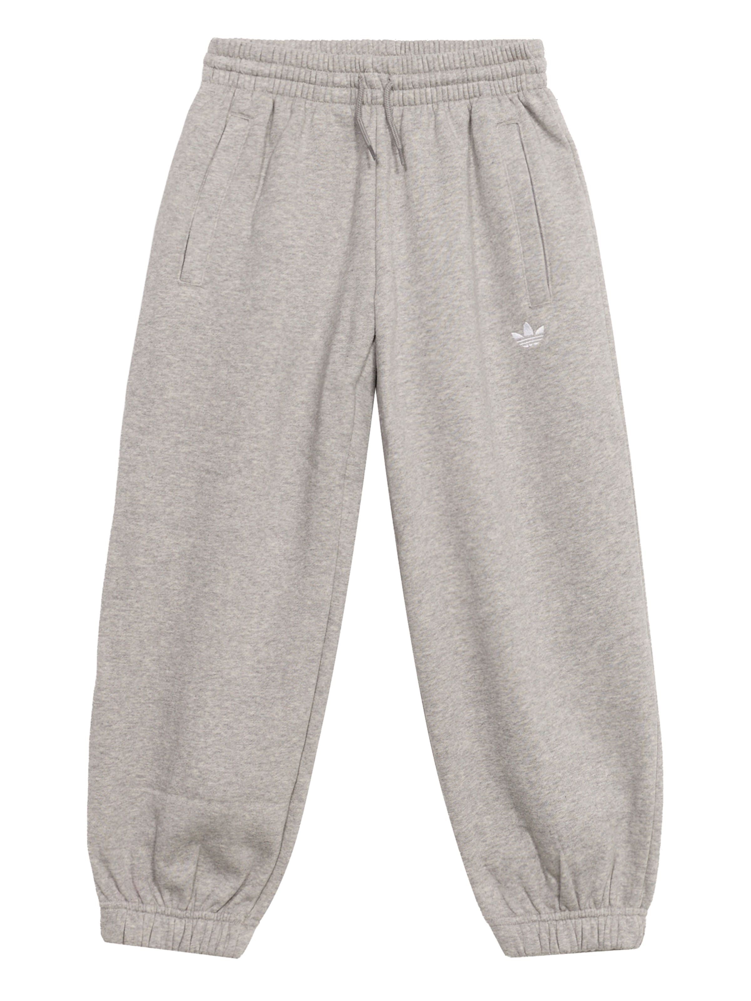 ADIDAS ORIGINALS Housut 'Trefoil' värissä harmaa: etupuoli