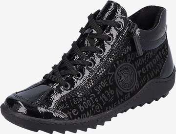 REMONTE Lace-Up Shoes in Black: front