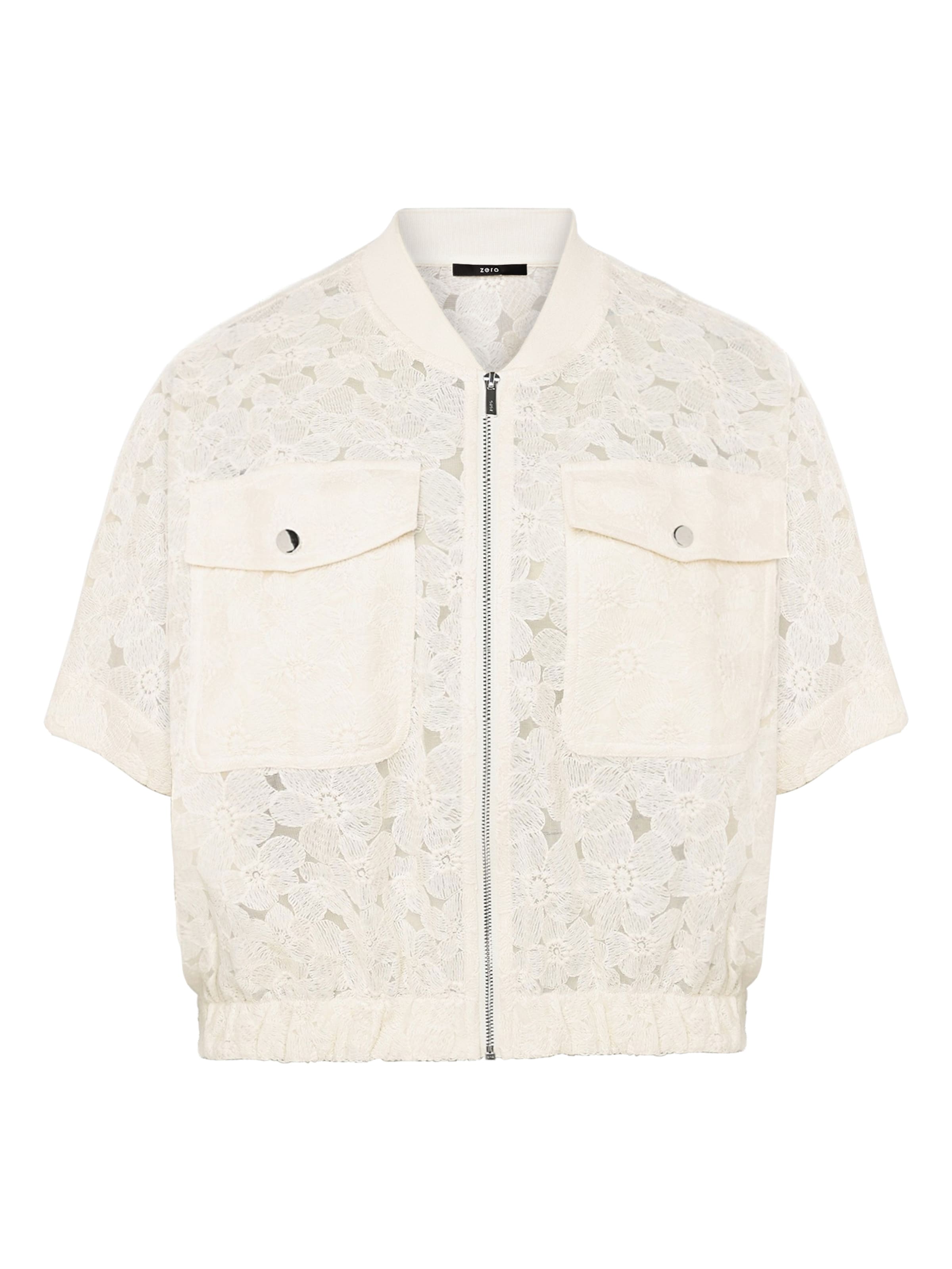 zero Jacke in Beige: Vorderseite