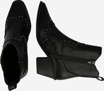 River Island Cowboy boot in Black