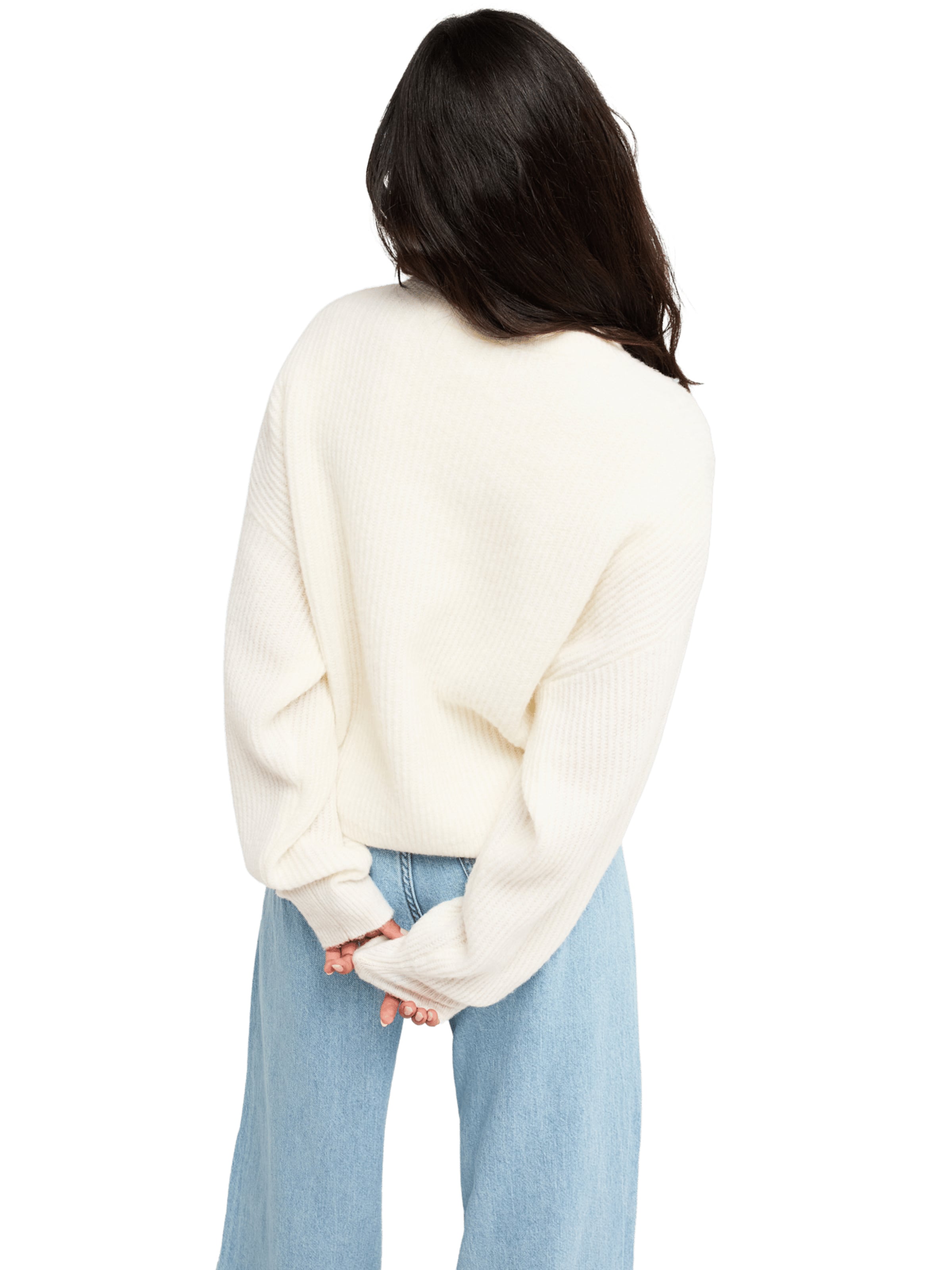 ROXY Sweater 'Loomed Horizon' in White