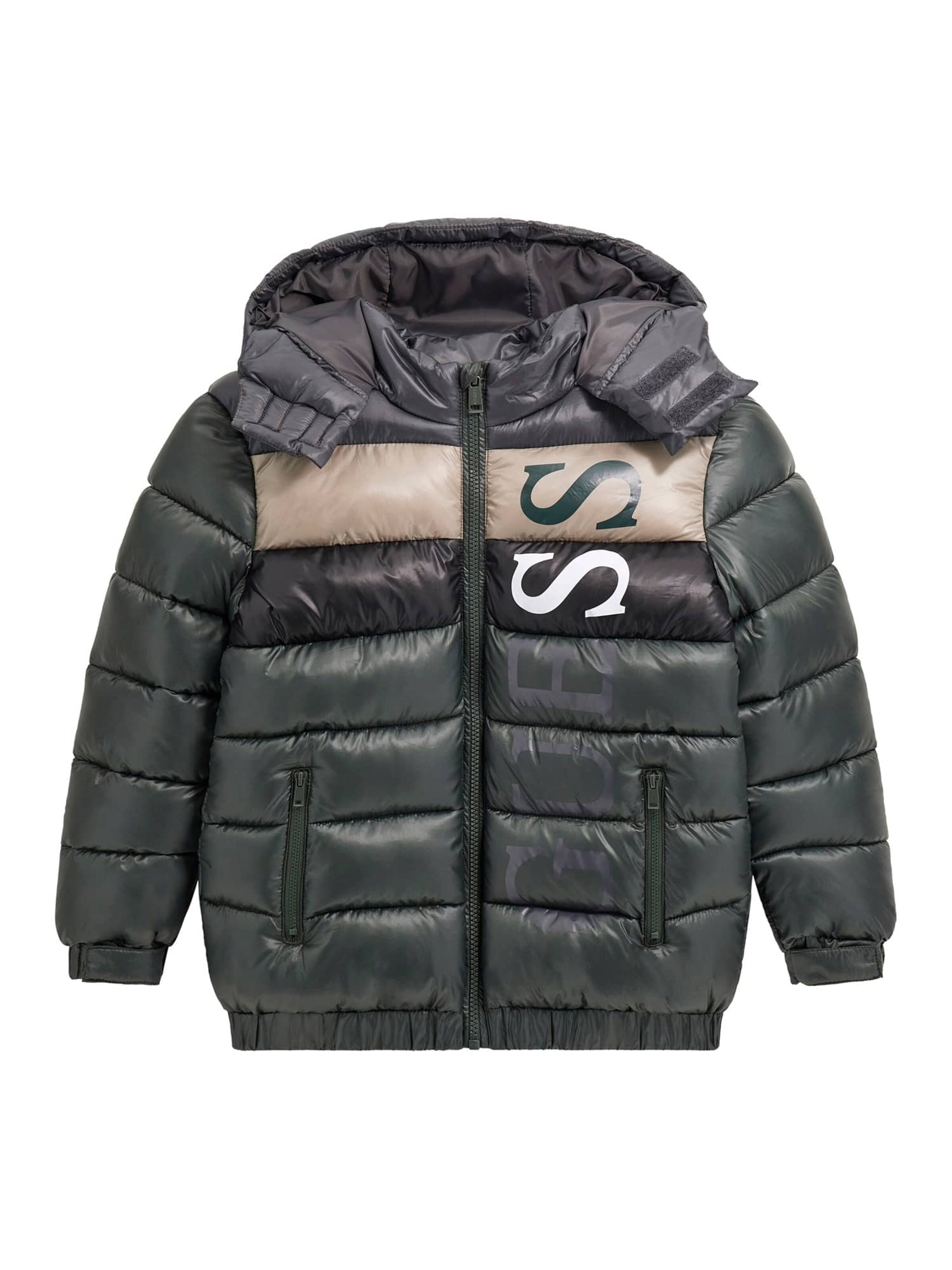 GUESS Between-Season Jacket in Black: front