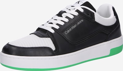 Calvin Klein Jeans Sneakers low 'BASKET' i svart / hvit, Produktvisning