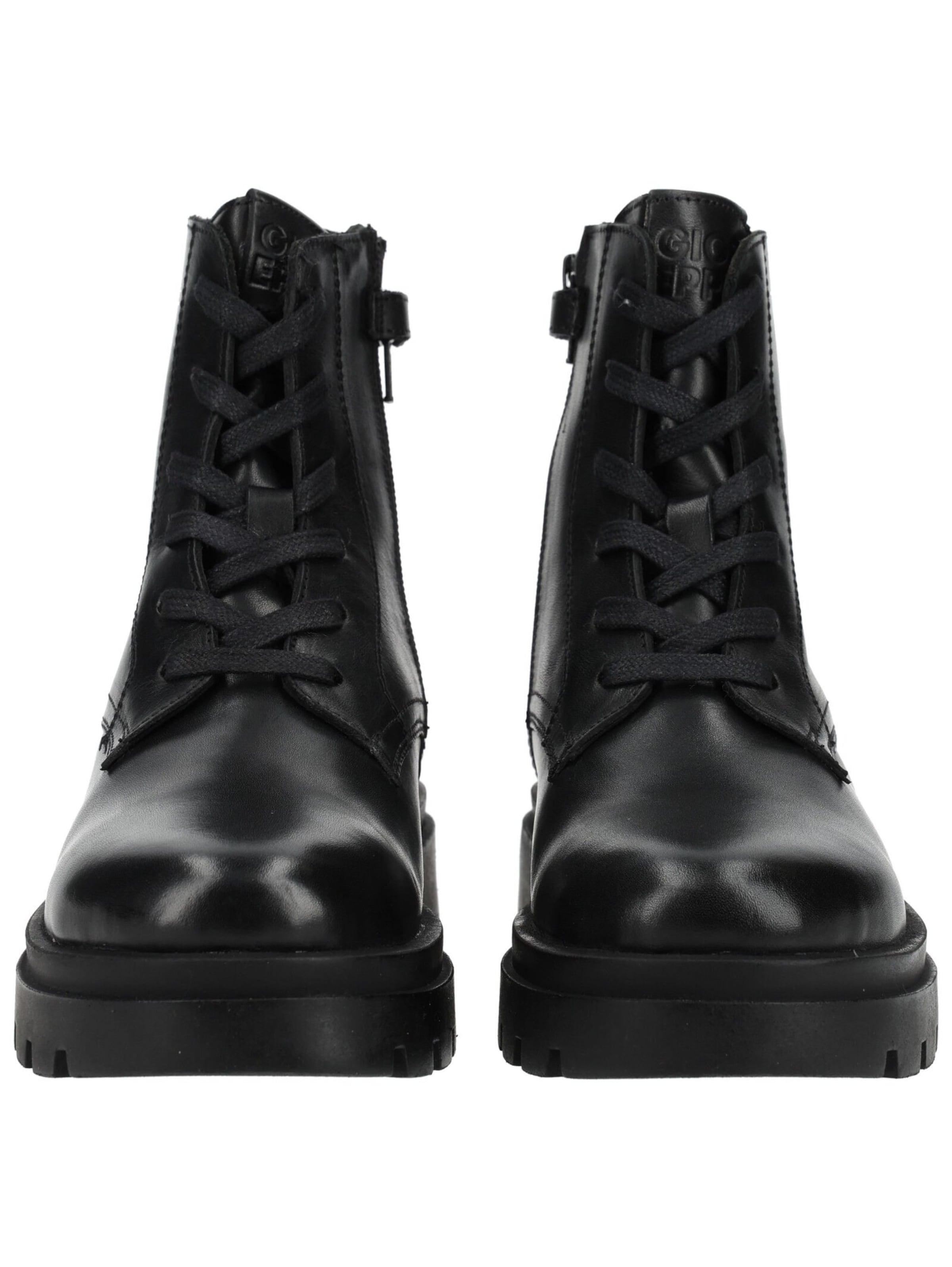 GIOSEPPO Schnürstiefelette in Schwarz