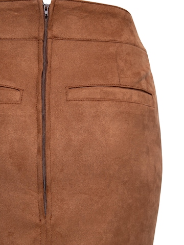 Queen Kerosin Skirt in Brown