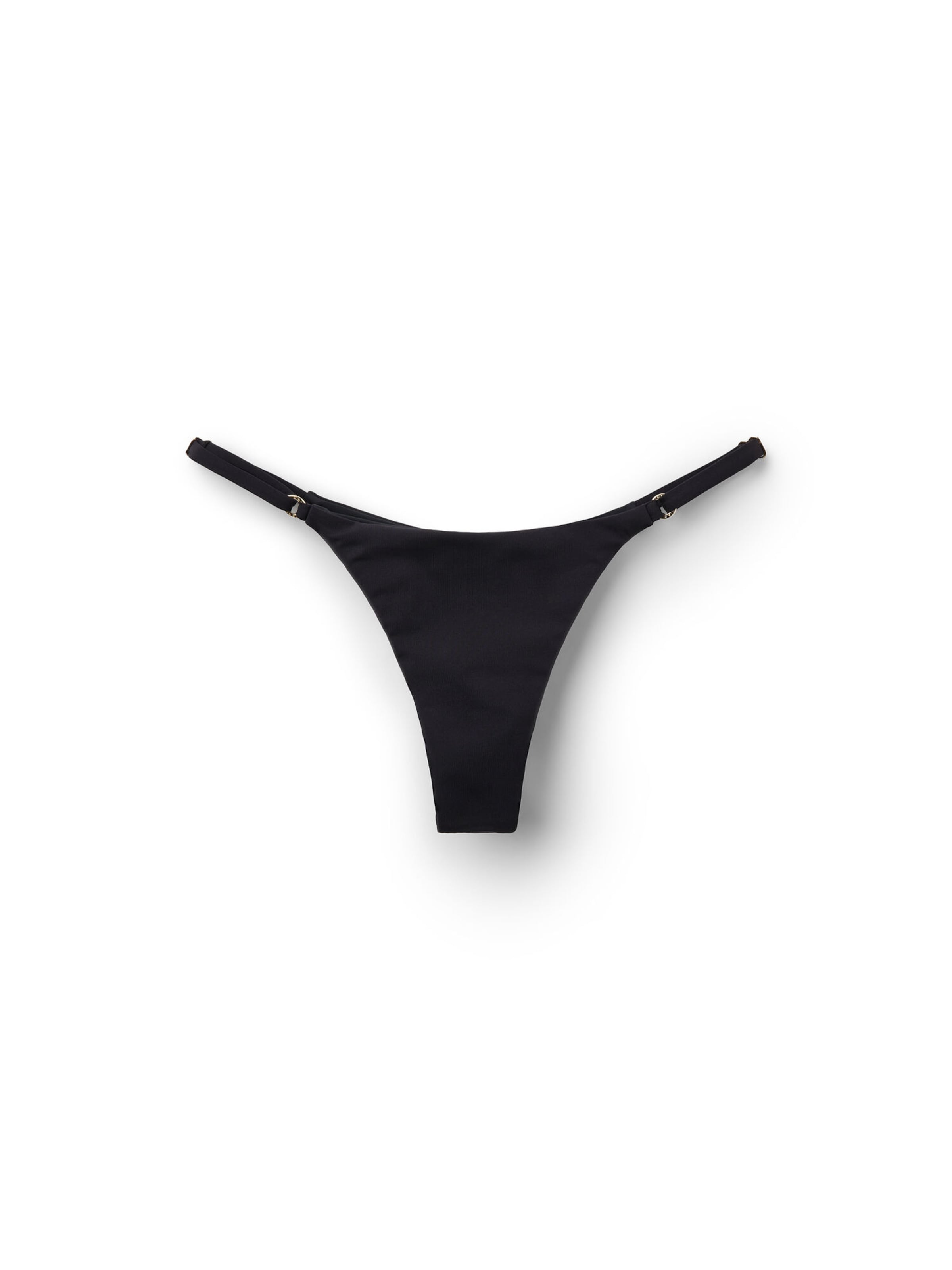 CALZEDONIA Bikini Bottoms 'Premium Fit' in Black: front