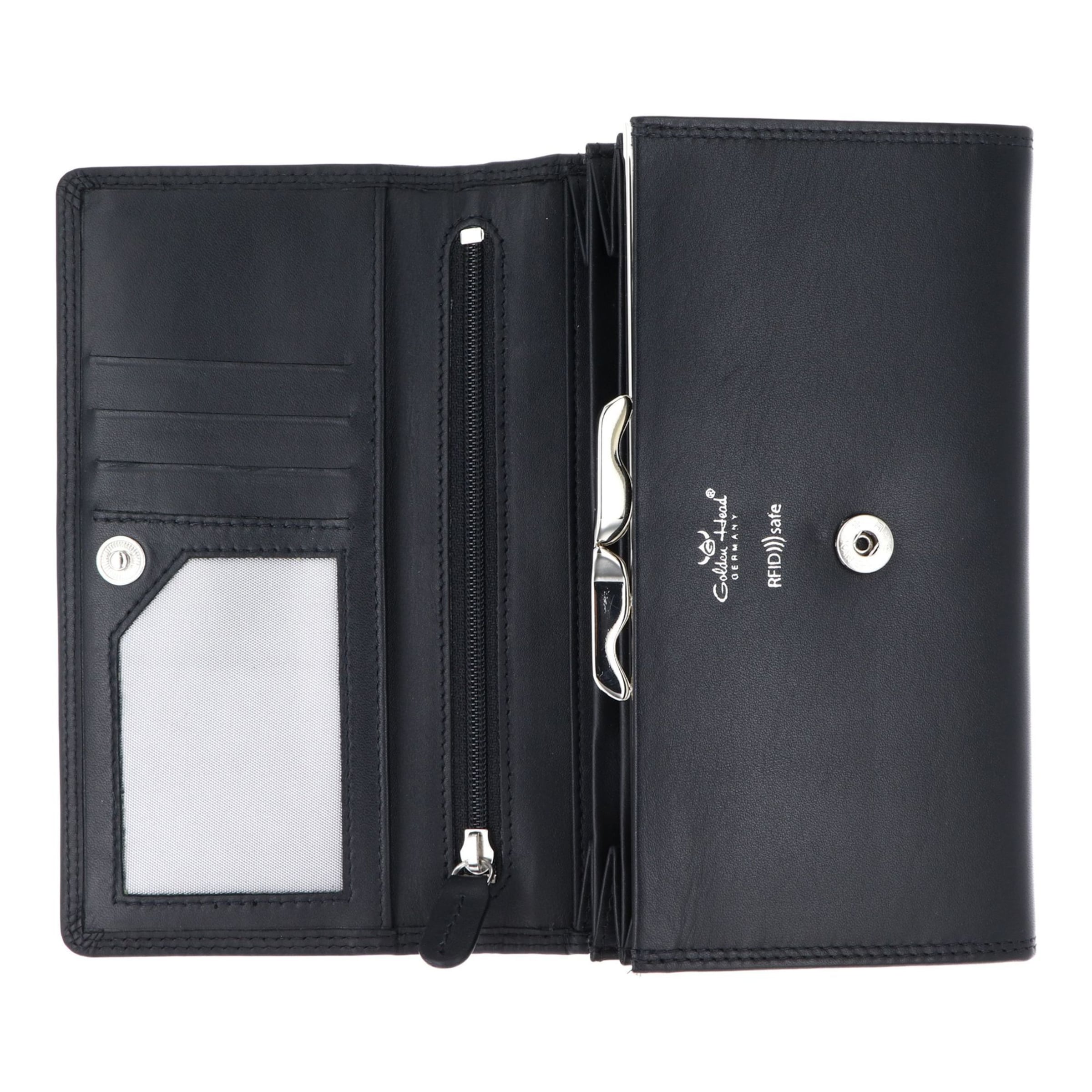 Porte-monnaies 'Polo' GOLDEN HEAD en noir