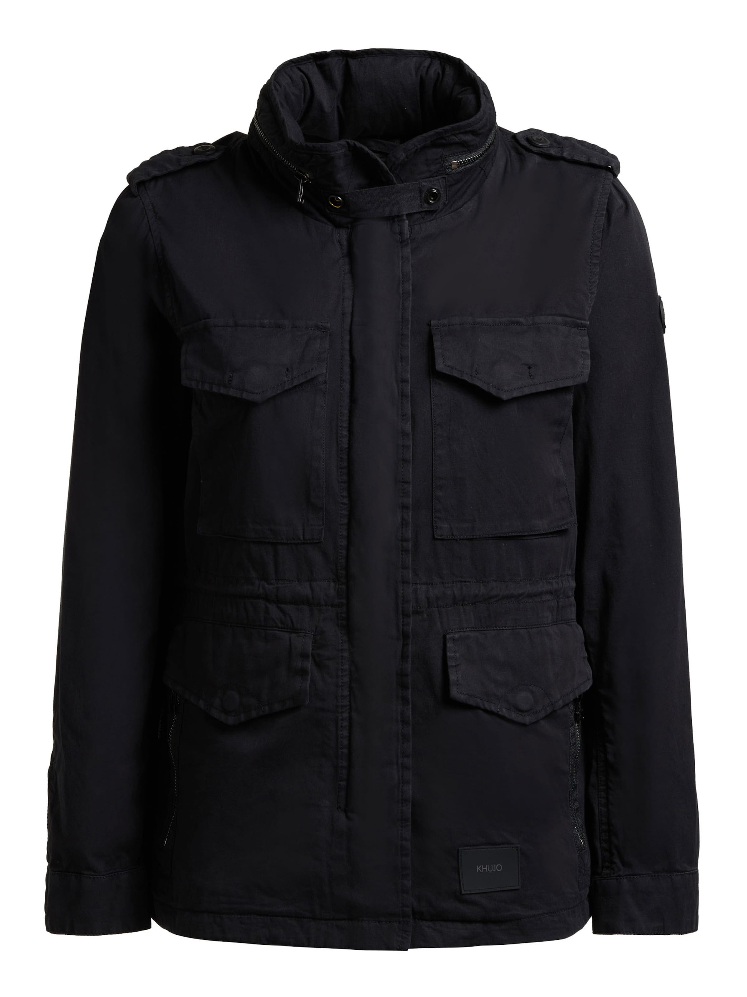 Veste mi-saison 'Nori' khujo en noir : devant