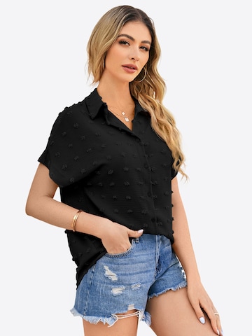 Camicia da donna di Imily Bela in nero: frontale