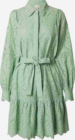 Y.A.S Shirt dress 'HOLI' in Green: front