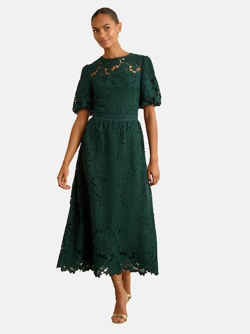 Robe love & roses en vert : devant