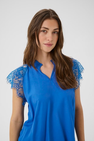 Cream Blouse 'Nola' in Blue