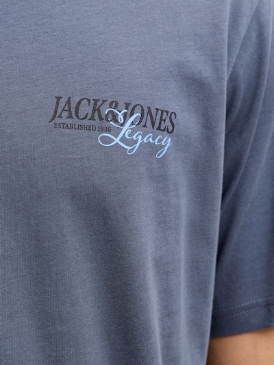 JACK & JONES T-Shirt 'JJJADE' en XS en bleu clair / anthracite / gris foncé, Vue avec produit